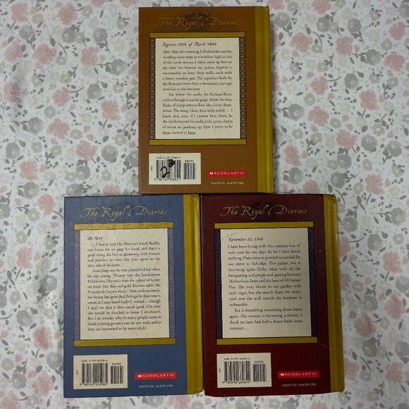 Set of 3 Books  - The Royal Diaries - Scholastic Publishing - 8" x 6" - Used - Picture 4 of 16
